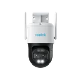 KAAMERAMAAILM.EE - Valge ja must Valvekaamera Reolink TrackMix WiFi kahe objektiiviga 8MP, PTZ, 6X Zoom, kahe antenniga valge seinakinnitus, kuppel-kujuline objektiiv, sisseehitatud LED-tuled ja isiku (2/3)