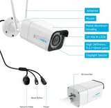 KAAMERAMAAILM.EE - Valvekaamera Reolink RLC-511WA 5MP Dual Band WiFi, 5X Zoom: antenn, kinnitus, metallist alumiiniumist korpus, 24 IR LED, f=2.7-12mm objektiiv, päevavalgusandur, SD-kaardi pesa, rese (4/5)
