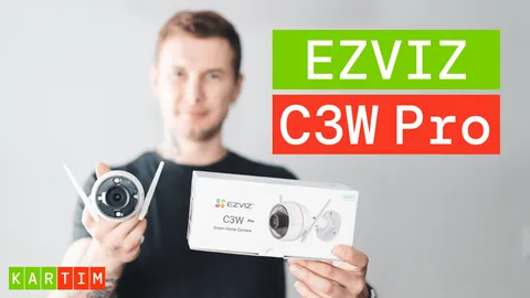 EZVIZ C3W PRO Valvekaamera arvustus + valge ja pimeda aja testid