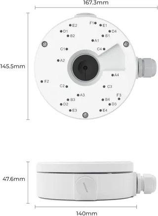 Reolink D20 Ühenduskarp Kuppelkaameratele