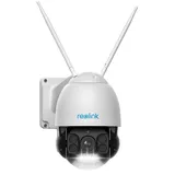 KAAMERAMAAILM.EE - Valvekaamera Reolink RLC-523WA, millel on kahesageduslik WiFi, PTZ, 5MP resolutsioon, 3x suum ja isiku/liikme tuvastamine, on paigaldatud seinakinnitusele. Sellel on kaks antenni ja (1/3)