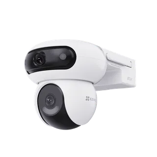 EZVIZ HB90 Dual Kit 4+4MP WiFi akuga väli pöördkaamera koos 8W päikesepaneeliga