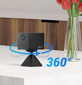 EZVIZ CB2 3MP akuga 4G sisekaamera (must)
