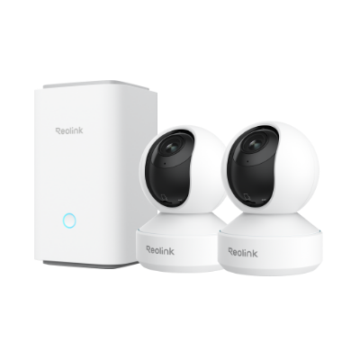Reolink Home Hub with E1 Zoom – Home Hub without SD Card + 2 kaamerat (valge)