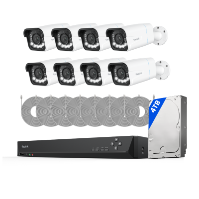 Reolink RLK16-811B8-A – 8-Cam Bundle (valge, 4TB HDD)