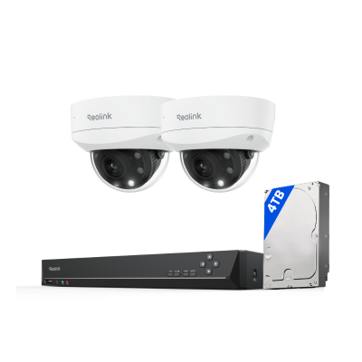 Reolink NVR+Duo 3V PoE Bundle – RLN8-410 (2TB HDD)*1 + Duo 3V PoE*2