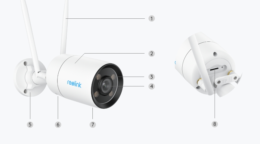 Reolink CX410W – 2K Wi-Fi valvekaamera ColorX öönägemisega