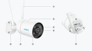Reolink CX410W – 2K Wi-Fi valvekaamera ColorX öönägemisega