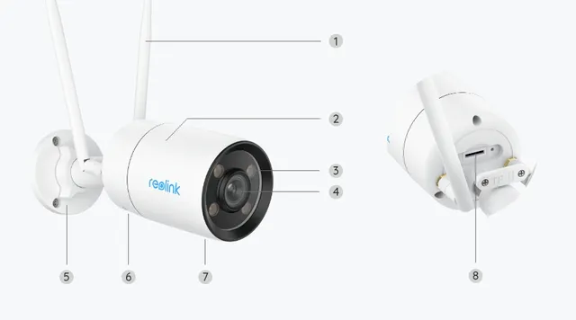 Reolink CX410W ColorX Wi-Fi 2K Security Camera with True Full-Color Night Vision | kaameramaailm.ee Reolink CX410W ColorX Wi-Fi 2K Security Camera with True Full-Color Night Vision