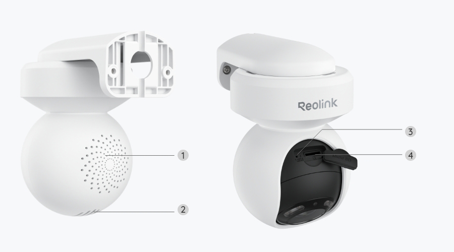 Reolink E1 Outdoor CX – 2K pööratav Wi-Fi kaamera ColorX öönägemisega