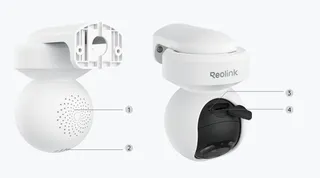Reolink E1 Outdoor CX – 2K pööratav Wi-Fi kaamera ColorX öönägemisega