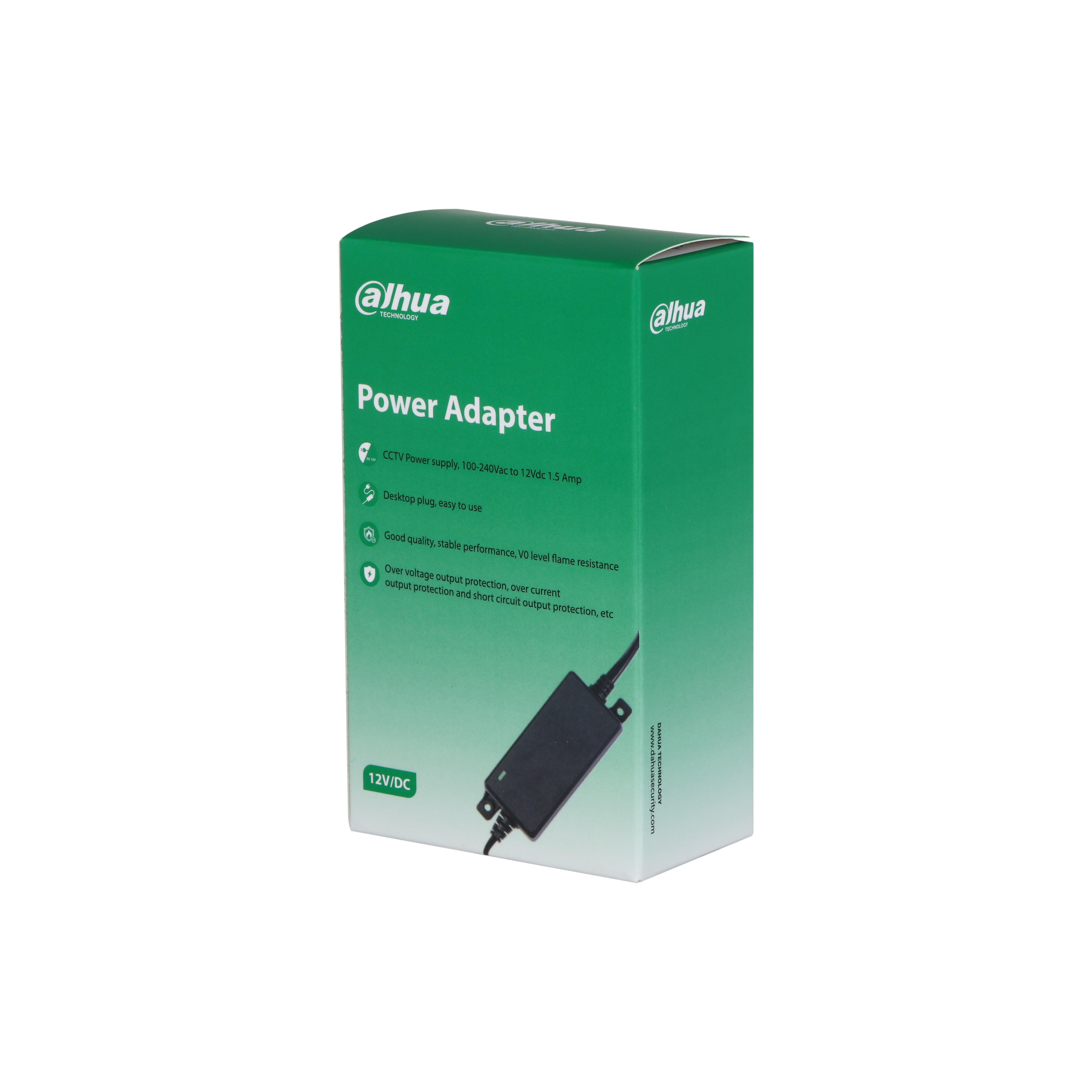 Dahua toiteplokk PFM325D-1215EN 12V 1.5A • madalpinge pistik 5.5 mm × 2.1 mm × 10.0 mm