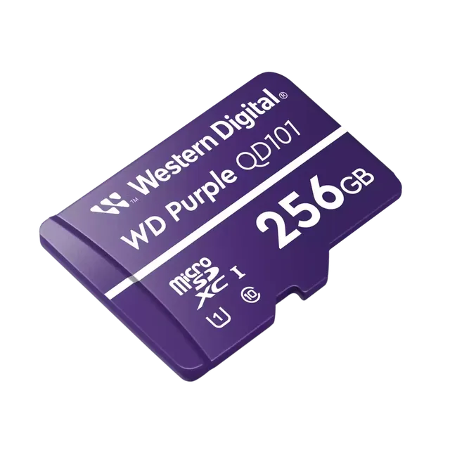 Western Digital Purple MicroSD mälukaart 256GB | kaameramaailm.ee Western Digital Purple MicroSD mälukaart 256GB