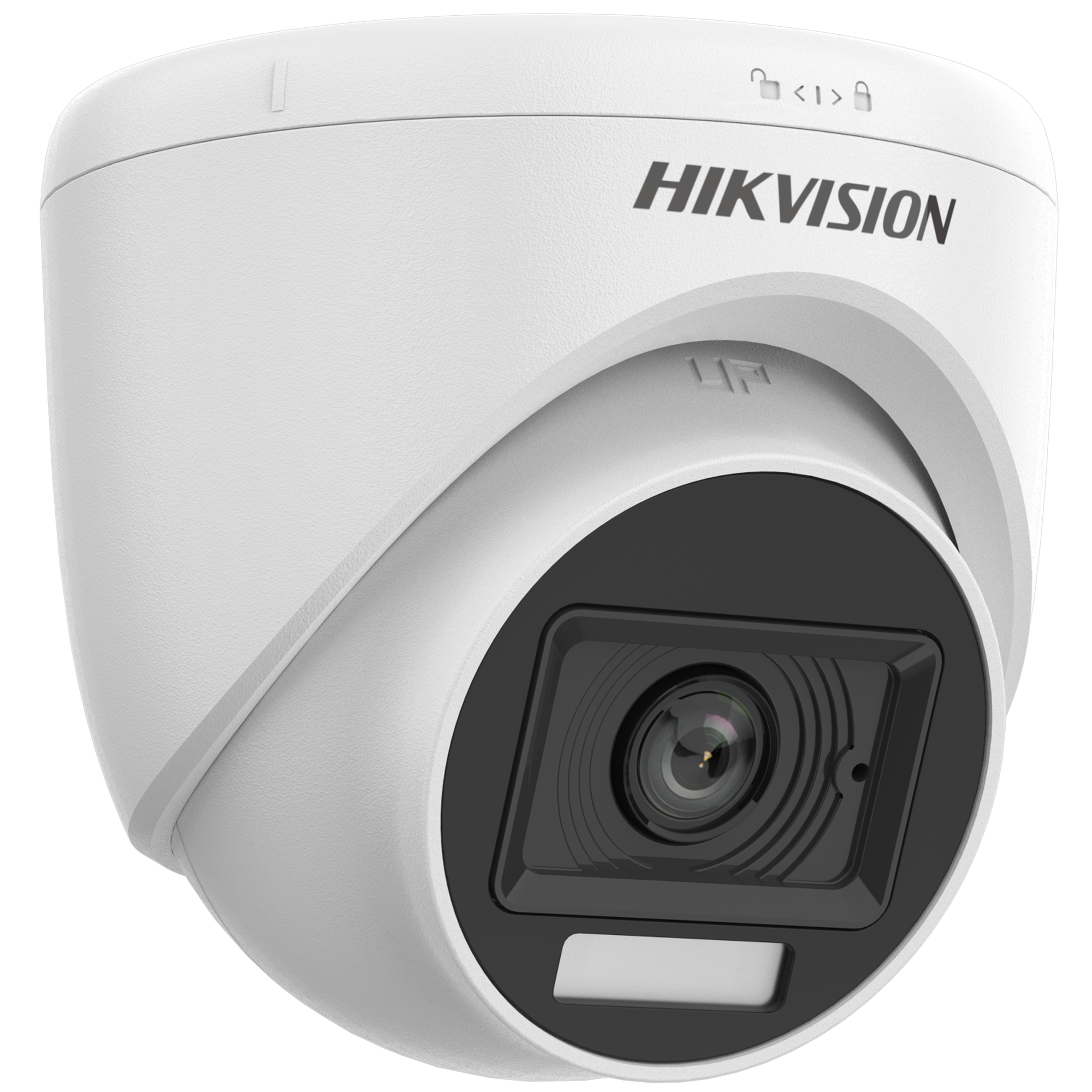 Turbo HD kaamera DS-2CE76D0T-LPFS 2MP f2.8mm hübriidkuppel valge