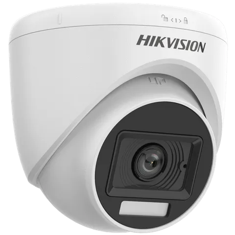 Turbo HD kaamera DS-2CE76D0T-LPFS 2MP f2.8mm hübriidkuppel valge