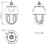 PTZ kaamera DS-2DE5232IW-AE(5S) 2MP 32× kuppel (2/2)