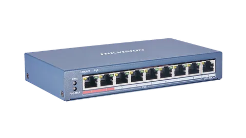 Switch DS-3E0109P-E 8-port 10/100Mbps PoE 115W Unmanaged Desktop