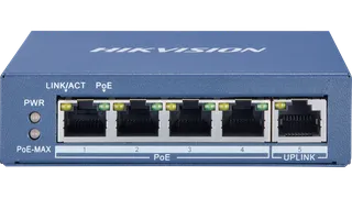 Switch DS-3E0505P-E 4 ports POE 1000Mbps 1 x RJ45 60W