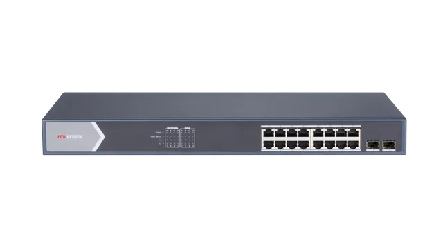 Switch DS-3E1518P-SI 16-porti PoE 1000Mbps | kaameramaailm.ee Switch DS-3E1518P-SI 16-porti PoE 1000Mbps