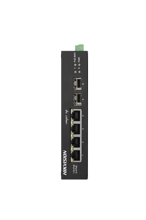 Switch DS-3T0506HP-E/HS POE Industriaal 4 ports