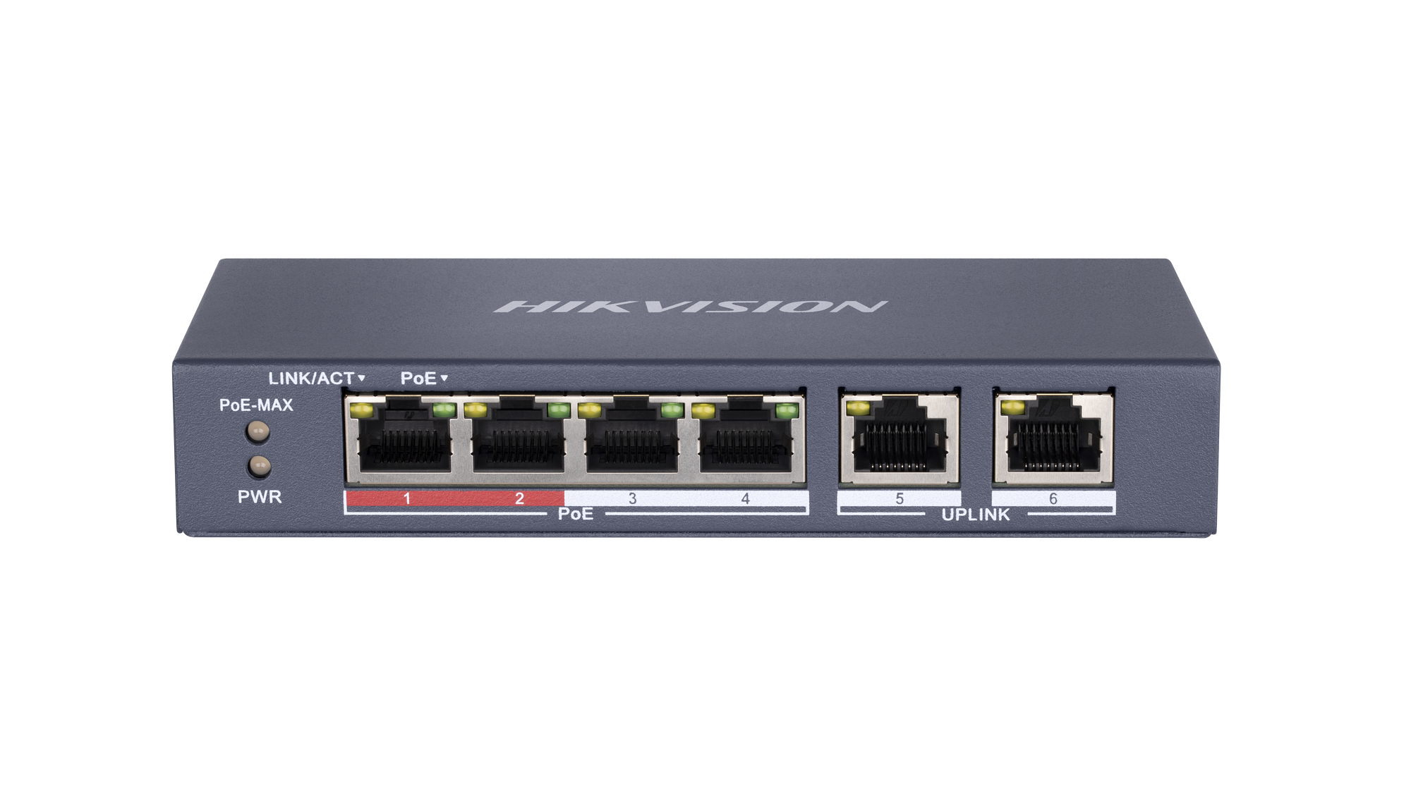 Switch DS-3E0106P-E/M 4 Port Fast Ethernet Unmanaged POE