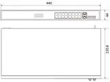 Switch DS-3E1318P-SI 16-porti 2xGigabit (2/2)