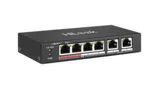 Switch NS-0106P-35 4-Port Kiire Ethernet Unmanaged PoE