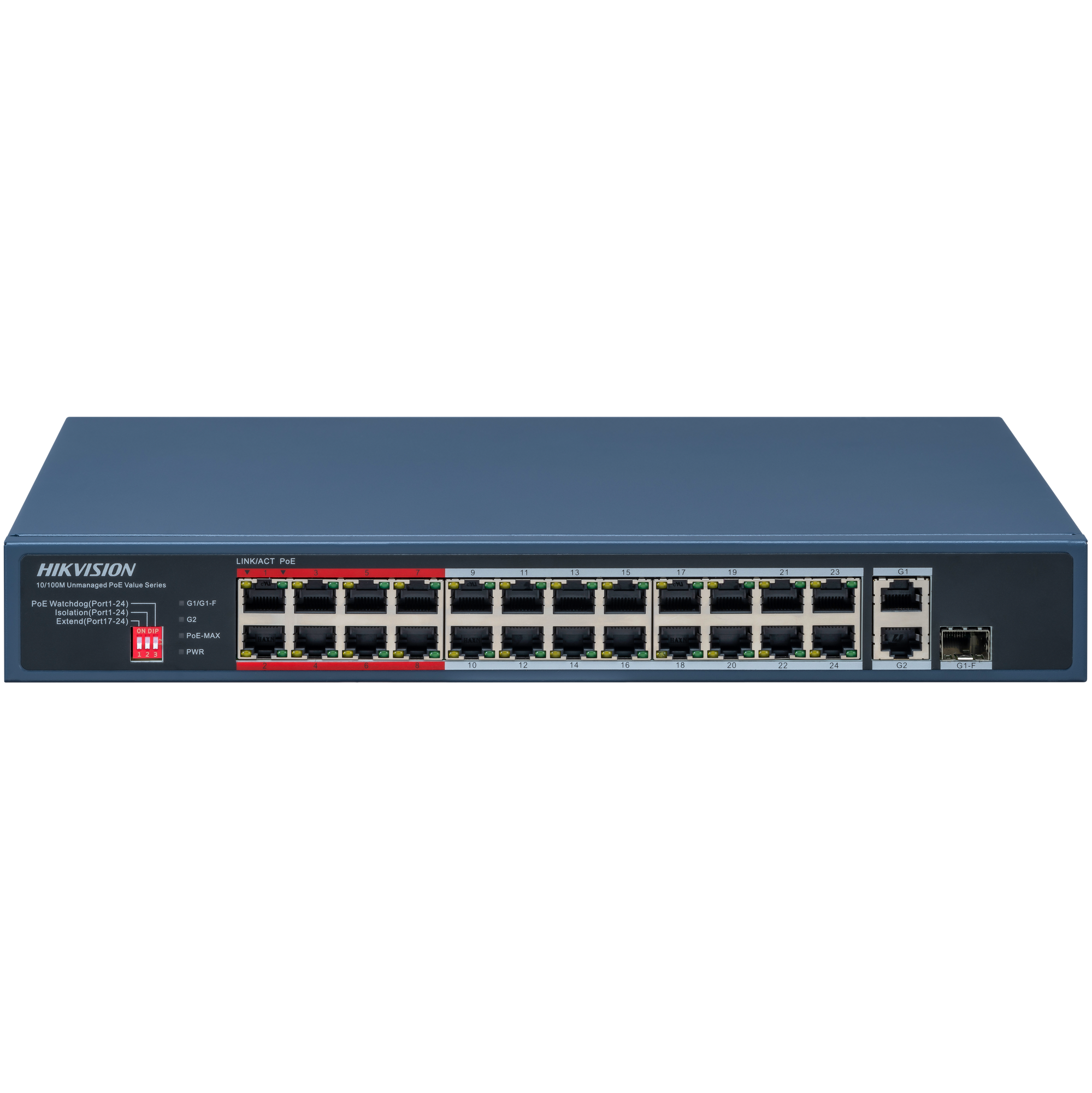 Switch DS-3E0326P-E/M(C) 24-port Gigabit PoE