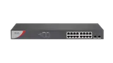 Switch NS-0518P-125 16 porti Gigabit Unmanaged PoE (1/2)