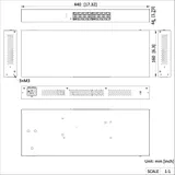 Switch DS-3E0516-E(C) 16-Porti 1000Mbps unmanaged teraskorpus (2/2)