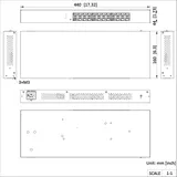 Switch DS-3E0524-E 24-porti Gigabit haldamata (2/2)