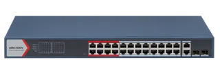 Switch DS-3E1326P-EI(B) 24-porti Smart Managed PoE