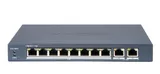 Switch DS-3E0310P-E/M(B) PoE 8 porti Fast Ethernet Unmanaged (1/2)