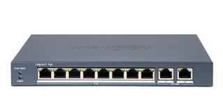 Switch DS-3E0310P-E/M(B) PoE 8 porti Fast Ethernet Unmanaged