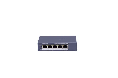 Switch DS-3E0505P-E(B) 4 porti Gigabit Unmanaged PoE