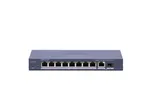 Switch DS-3E0510P-E(B) 8 port Gigabit Unmanaged PoE (1/2)