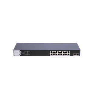 Switch DS-3E0518P-E/M(B) Manageerimata 16 Porti Gigabit PoE