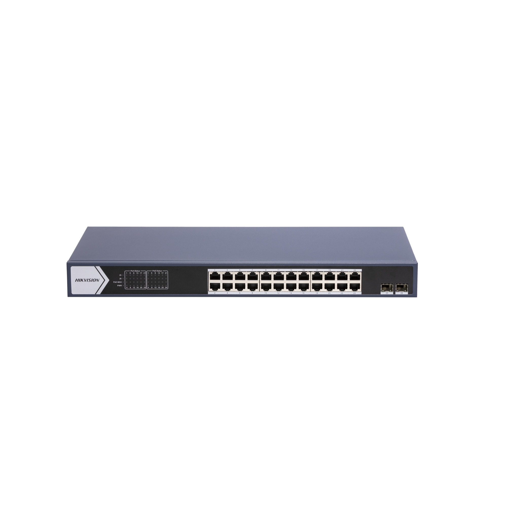 Switch DS-3E0526P-E/M(B) 24-porti Unmanaged PoE