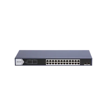 Switch DS-3E0526P-E/M(B) 24-porti Unmanaged PoE