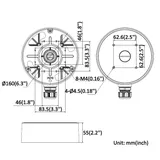 Alustoos DS-2280ZJ-WA160 alumiiniumsulam valge (2/2)