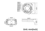 Seinakinnitus DS-220AZJ-145-BA toru ja kuppel kaamerale metall must (2/2)