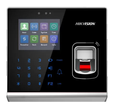 Uksekontroller DS-K1T201MF-C 2.8" LCD-TFT sõrmejäljelugejaga