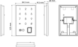 Kaardilugeja DS-K1109DKFB-QR Desfire (3/3)