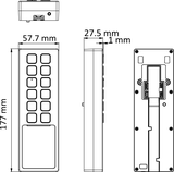 Eraldiseisav läbipääsukontroller DS-K1T805MBWX (4/4)
