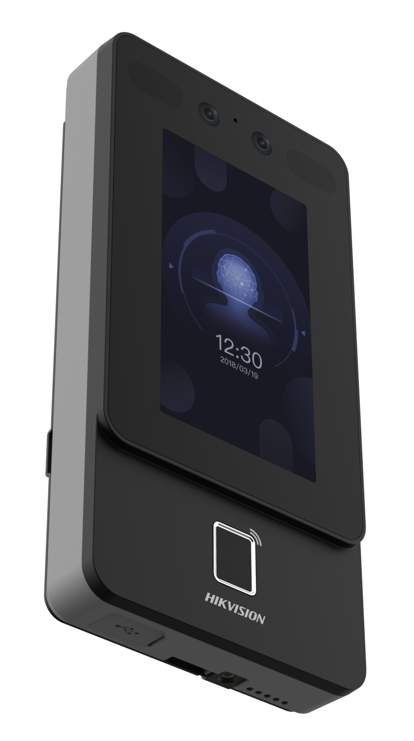 Näotuvastusterminal DS-K1T342EFWX-E1 4.3" LCD 2MP EM lugeja must