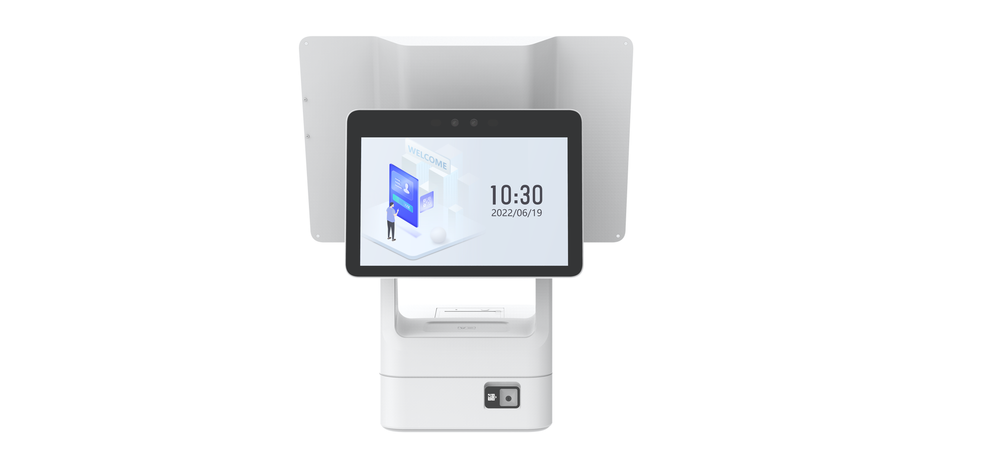 Külastajaterminal DS-K5033TMW-D 15.6" + 10.1" MinMoe Android 11