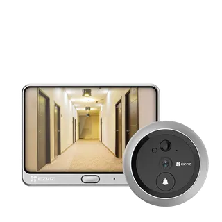 Uksesilm DP1 Ip akuga 1.3MP WiFi hõbe lookout