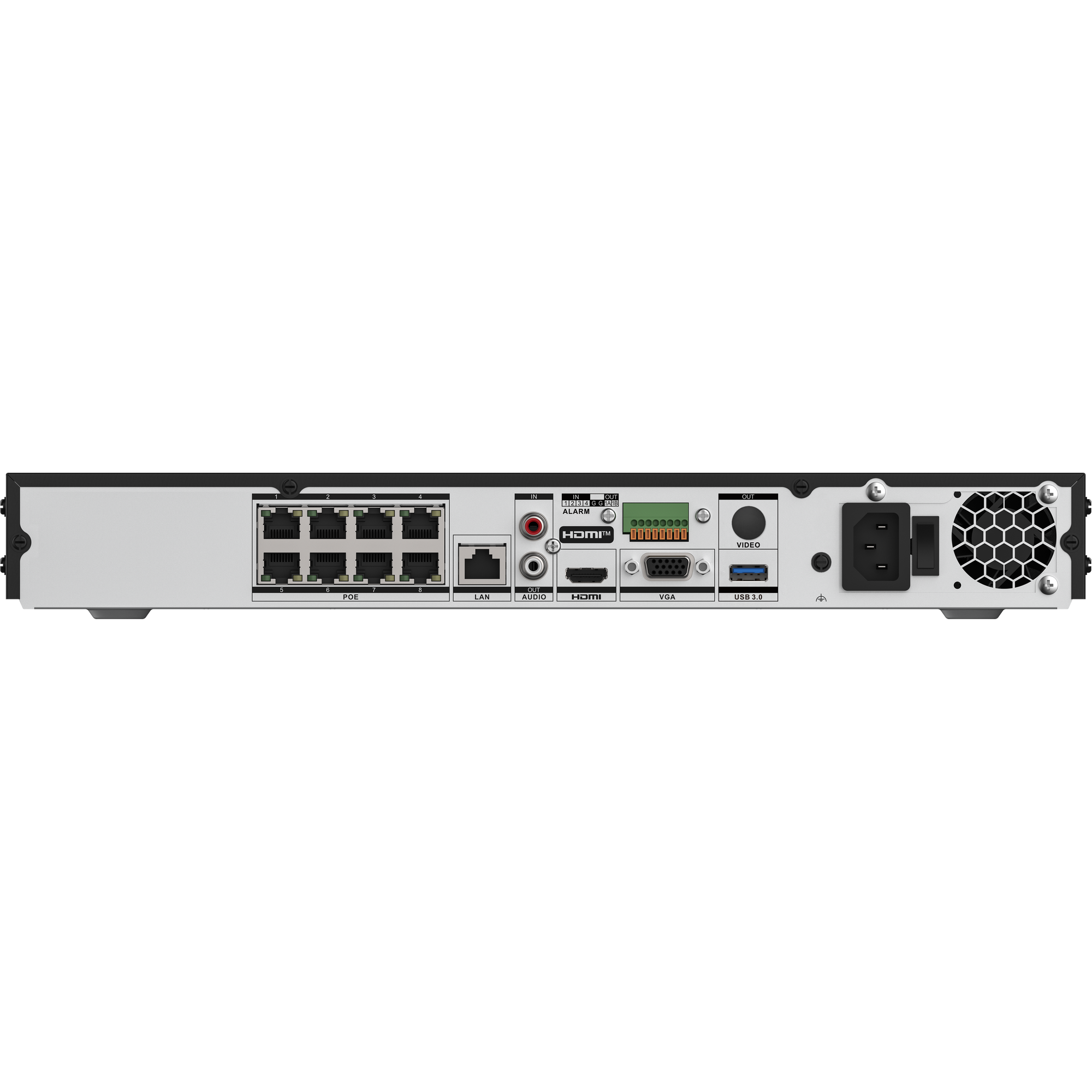 NVR DS-7608NXI-I2/8P/Vpro 8-kanalit 1U 8 PoE