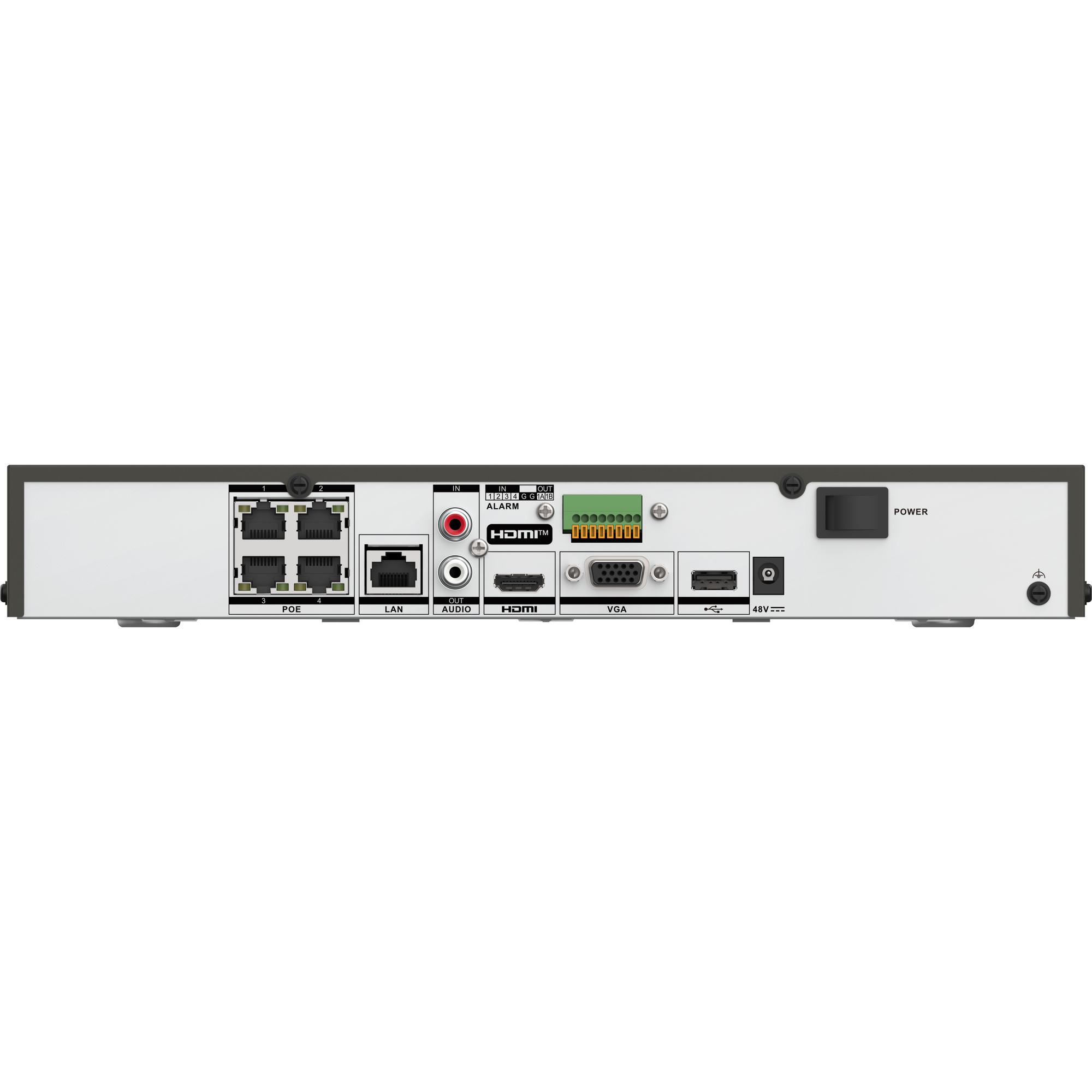 NVR DS-7604NXI-K1/4P/VPro 4 kanalit 1U 4 PoE VPro