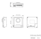 Kutsepaneel DS-KD8003-IME1(B) 2MP 1 nupp süvispaigaldus (5/5)